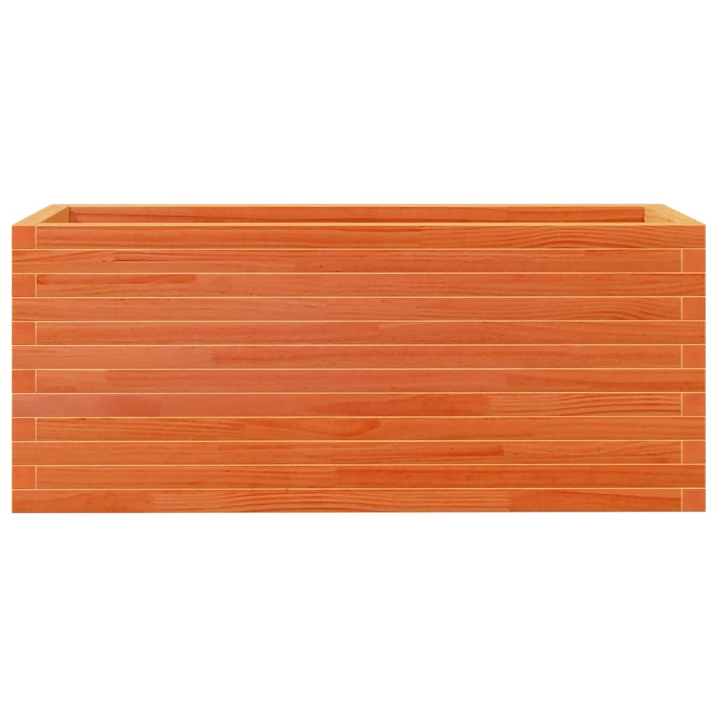 VidaXL Plantenbak 110x40x45,5 cm massief grenenhout wasbruin