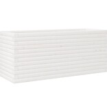 VidaXL Plantenbak 110x40x45,5 cm massief grenenhout wit