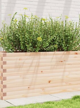 VidaXL Plantenbak 110x40x45,5 cm massief grenenhout