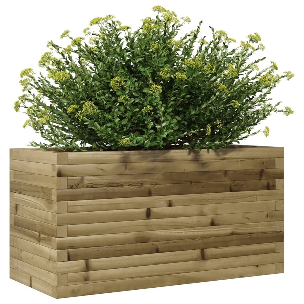 VidaXL Plantenbak 90x40x45,5 cm geïmpregneerd grenenhout