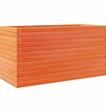 VidaXL Plantenbak 90x40x45,5 cm massief grenenhout wasbruin