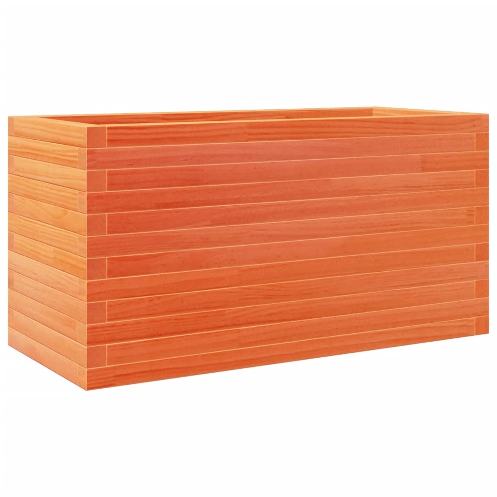 VidaXL Plantenbak 90x40x45,5 cm massief grenenhout wasbruin