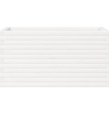 VidaXL Plantenbak 90x40x45,5 cm massief grenenhout wit