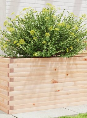 VidaXL Plantenbak 90x40x45,5 cm massief grenenhout