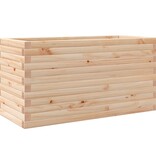 VidaXL Plantenbak 90x40x45,5 cm massief grenenhout