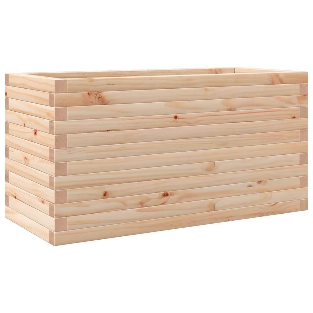 VidaXL Plantenbak 90x40x45,5 cm massief grenenhout