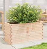 VidaXL Plantenbak 90x40x45,5 cm massief grenenhout
