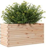 VidaXL Plantenbak 90x40x45,5 cm massief grenenhout