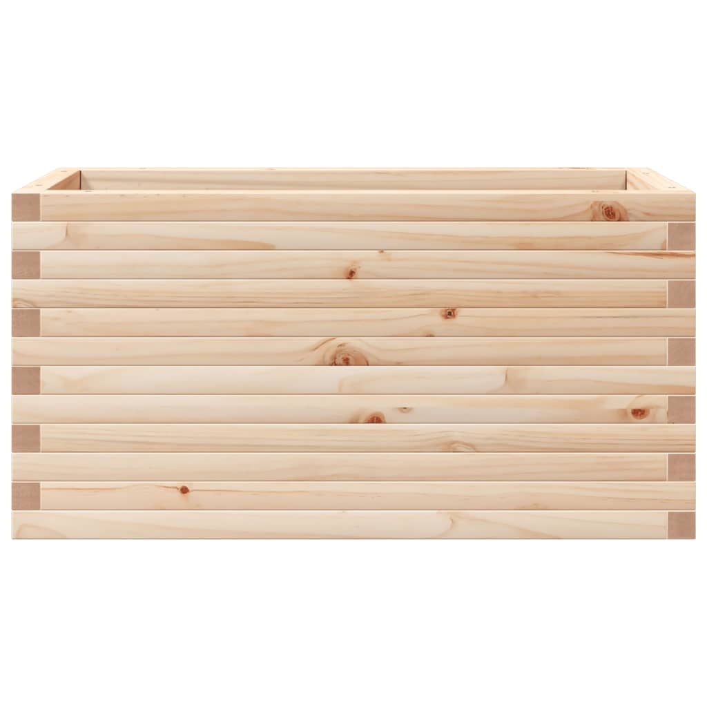 VidaXL Plantenbak 90x40x45,5 cm massief grenenhout