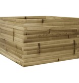 VidaXL Plantenbak 70x70x45,5 cm geïmpregneerd grenenhout