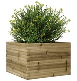 VidaXL Plantenbak 70x70x45,5 cm geïmpregneerd grenenhout