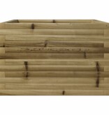 VidaXL Plantenbak 70x70x45,5 cm geïmpregneerd grenenhout