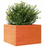 VidaXL Plantenbak 70x70x45,5 cm massief grenenhout wasbruin