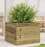 VidaXL Plantenbak 60x60x45,5 cm geïmpregneerd grenenhout