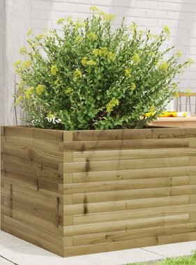 VidaXL Plantenbak 60x60x45,5 cm geïmpregneerd grenenhout