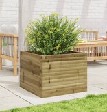 VidaXL Plantenbak 60x60x45,5 cm geïmpregneerd grenenhout
