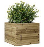 VidaXL Plantenbak 60x60x45,5 cm geïmpregneerd grenenhout