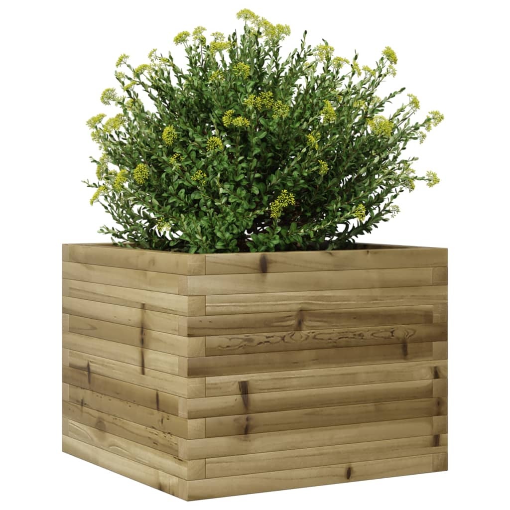 VidaXL Plantenbak 60x60x45,5 cm geïmpregneerd grenenhout