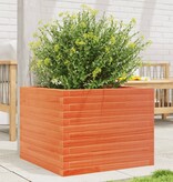 VidaXL Plantenbak 60x60x45,5 cm massief grenenhout wasbruin