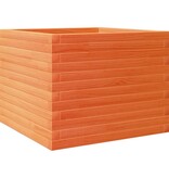 VidaXL Plantenbak 60x60x45,5 cm massief grenenhout wasbruin