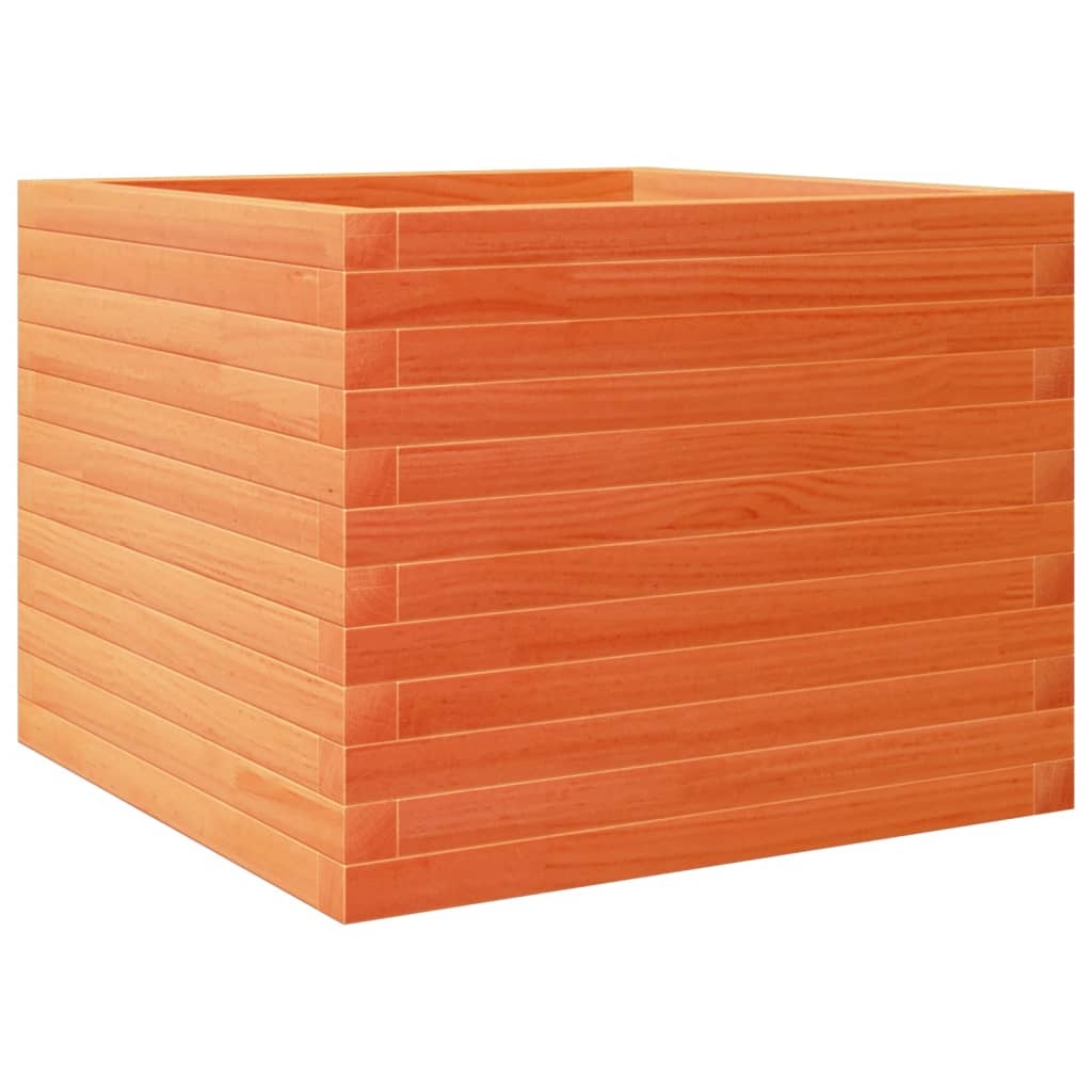 VidaXL Plantenbak 60x60x45,5 cm massief grenenhout wasbruin
