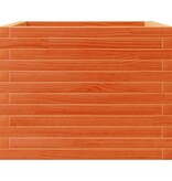 VidaXL Plantenbak 60x60x45,5 cm massief grenenhout wasbruin
