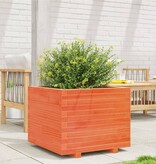 VidaXL Plantenbak 60x60x49,5 cm massief grenenhout wasbruin
