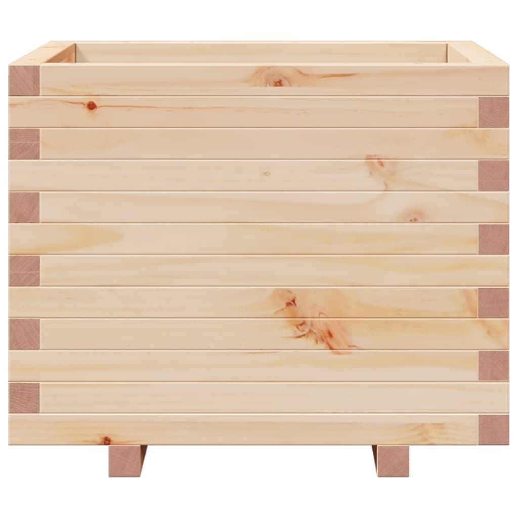 VidaXL Plantenbak 60x60x49,5 cm massief grenenhout