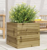 VidaXL Plantenbak 50x50x45,5 cm geïmpregneerd grenenhout