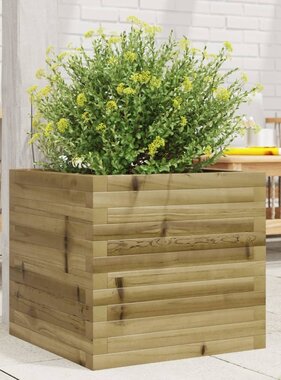 VidaXL Plantenbak 50x50x45,5 cm geïmpregneerd grenenhout