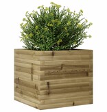 VidaXL Plantenbak 50x50x45,5 cm geïmpregneerd grenenhout