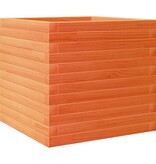 VidaXL Plantenbak 50x50x45,5 cm massief grenenhout wasbruin