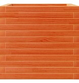 VidaXL Plantenbak 50x50x45,5 cm massief grenenhout wasbruin