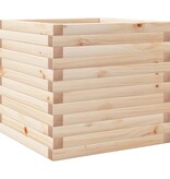 VidaXL Plantenbak 50x50x45,5 cm massief grenenhout