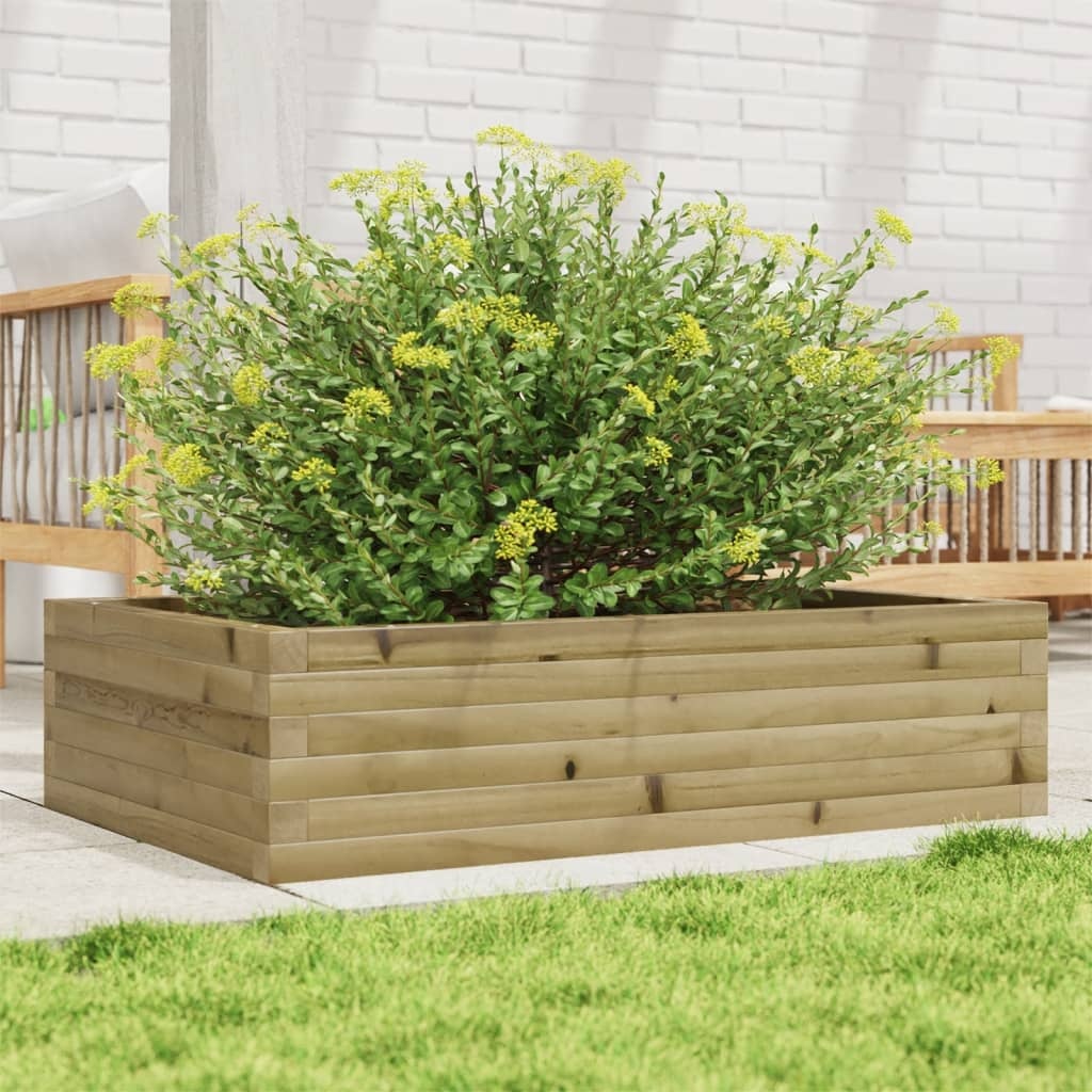 VidaXL Plantenbak 90x60x23 cm geïmpregneerd grenenhout