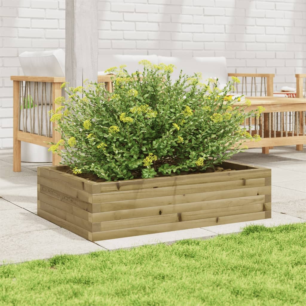 VidaXL Plantenbak 90x60x23 cm geïmpregneerd grenenhout