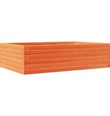 VidaXL Plantenbak 90x60x23 cm massief grenenhout wasbruin