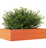 VidaXL Plantenbak 90x60x23 cm massief grenenhout wasbruin