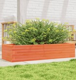 VidaXL Plantenbak 110x40x23 cm massief grenenhout wasbruin