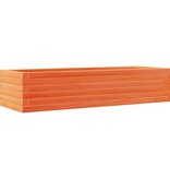 VidaXL Plantenbak 110x40x23 cm massief grenenhout wasbruin