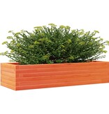 VidaXL Plantenbak 110x40x23 cm massief grenenhout wasbruin