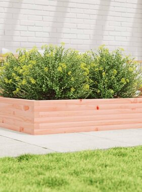 VidaXL Plantenbak 110x110x23 cm massief douglashout