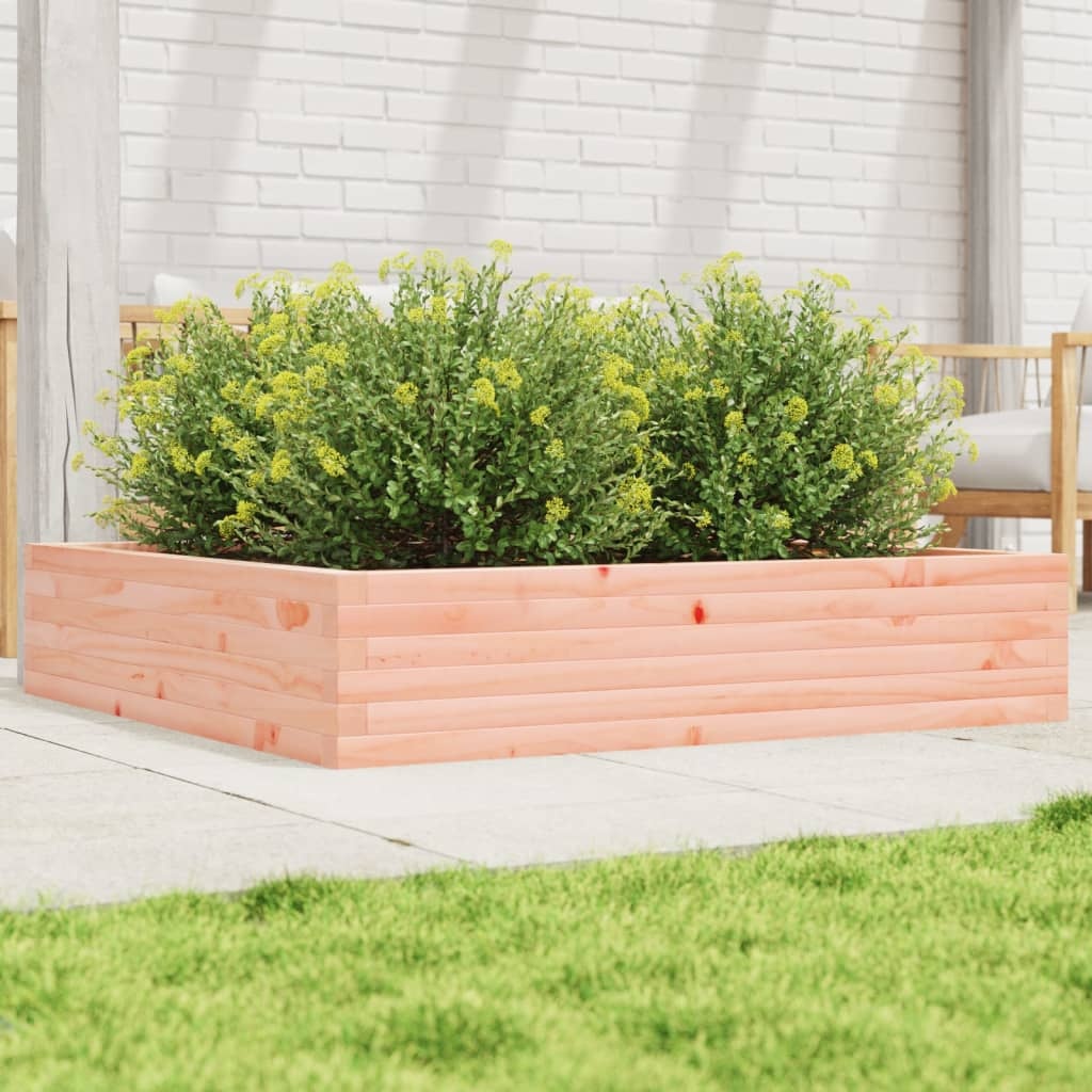 VidaXL Plantenbak 110x110x23 cm massief douglashout