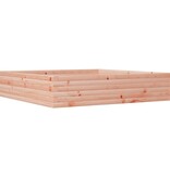 VidaXL Plantenbak 110x110x23 cm massief douglashout