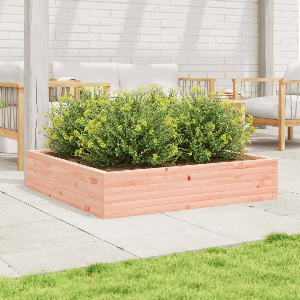 VidaXL Plantenbak 110x110x23 cm massief douglashout