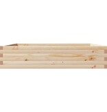 VidaXL Plantenbak 110x110x23 cm massief grenenhout