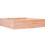 VidaXL Plantenbak 100x100x23 cm massief douglashout