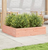 VidaXL Plantenbak 100x100x23 cm massief douglashout