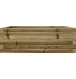 VidaXL Plantenbak 70x70x23 cm geïmpregneerd grenenhout