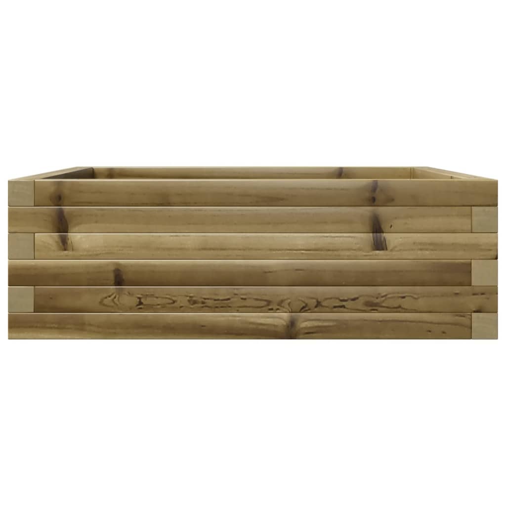 VidaXL Plantenbak 70x70x23 cm geïmpregneerd grenenhout